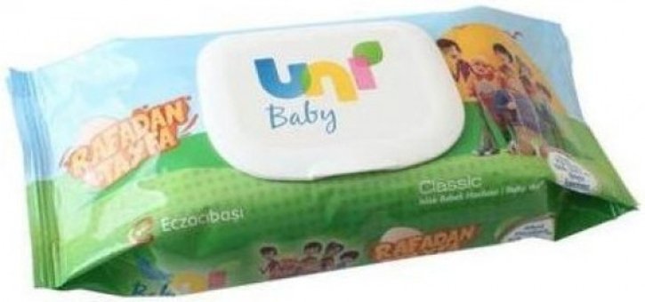 Uni Baby Classic Rafadan Tayfa Antibakteriyel 56 Yaprak Islak Mendil