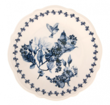 Bella Maison Vanessa 24 Parça 6 Kişilik Desenli Stoneware Yuvarlak Yemek Takımı