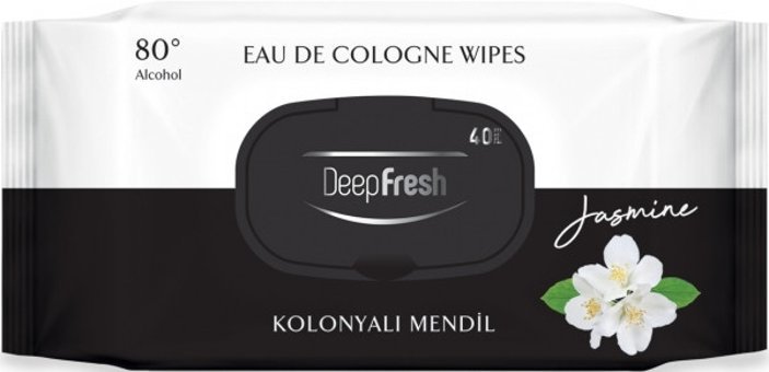 Deep Fresh Kolonyalı Yasemin Kokulu Antibakteriyel 40 Yaprak Islak Mendil