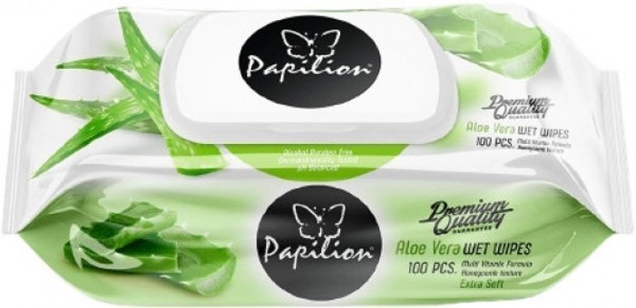 Papilion Antibakteriyel 100 Yaprak Islak Mendil