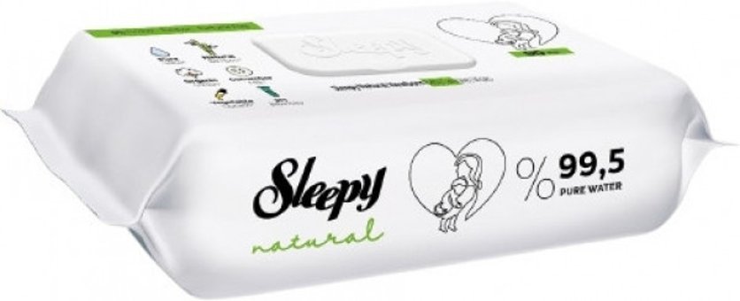 Sleepy Natural Yenidoğan Antibakteriyel 90 Yaprak Islak Mendil