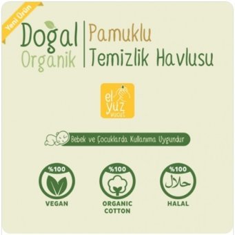 Sleepy Doğal Organik Pamuklu Antibakteriyel 50 Yaprak Islak Mendil
