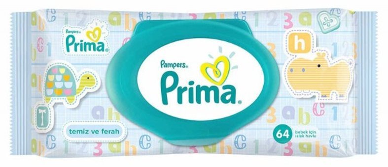 Prima Antibakteriyel 64 Yaprak Islak Mendil