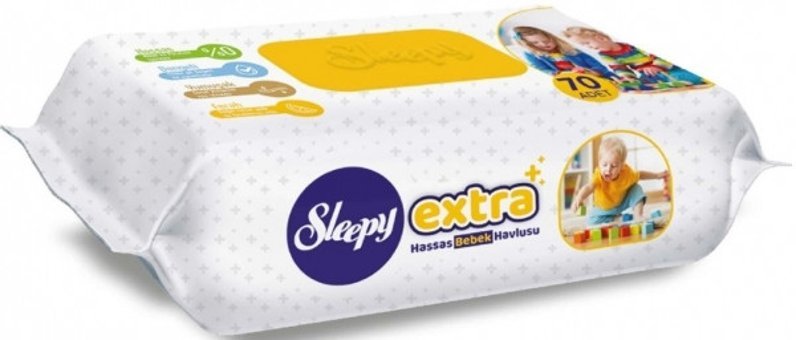 Sleepy Extra Hassas Antibakteriyel 70 Yaprak Islak Mendil