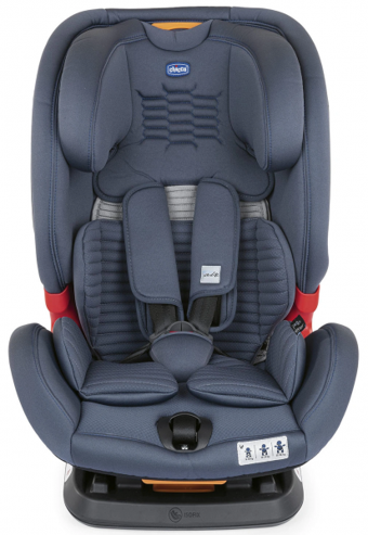 Chicco Akita Fix Air Emniyet Kemeri-Isofix 15-36 kg Yatabilen Yükseklik Ayarlı Sürüş Yönü Oto Koltuğu Gri