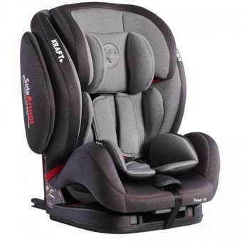Kraft Texas Fix Emniyet Kemeri-Isofix Sürüş Yönü Oto Koltuğu Gri