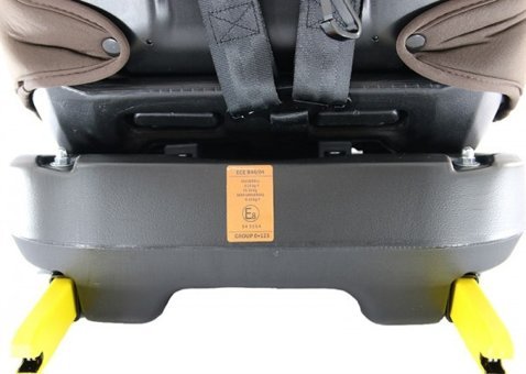Yoyko Monkey Emniyet Kemeri-Isofix-Latch 360 Derece Dönen Yatabilen Yükseklik Ayarlı Sürüş Yönü Oto Koltuğu Kahverengi