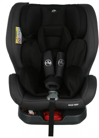 Maxi Taxi Safe Travel Emniyet Kemeri-Isofix 360 Derece Dönen Yatabilen Yükseklik Ayarlı Sürüş Yönü Oto Koltuğu Siyah