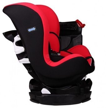 Ferrari Revo Emniyet Kemeri 360 Derece Dönen 0-25 kg Yatabilen Yükseklik Ayarlı Çift Yönlü Oto Koltuğu Kırmızı