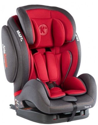 Kraft Texas Fix Emniyet Kemeri-Isofix Sürüş Yönü Oto Koltuğu Kırmızı