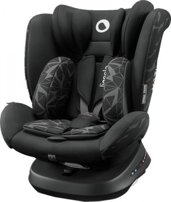 Lionelo Bastiaan One Isofix 360 Derece Dönen Yatabilen Yükseklik Ayarlı Sürüş Yönü Oto Koltuğu Siyah