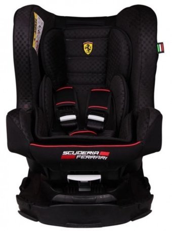 Ferrari Revo Emniyet Kemeri 360 Derece Dönen 0-25 kg Yatabilen Yükseklik Ayarlı Çift Yönlü Oto Koltuğu Siyah