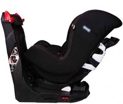 Ferrari Revo Emniyet Kemeri 360 Derece Dönen 0-25 kg Yatabilen Yükseklik Ayarlı Çift Yönlü Oto Koltuğu Siyah