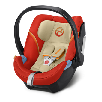 Cybex Aton 5 Emniyet Kemeri Sürüş Yönü Oto Koltuğu Turuncu