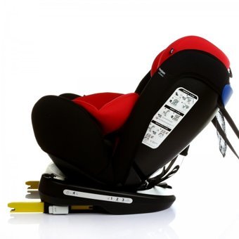 Baby Plus Orbitfix V2 Isofix 360 Derece Dönen 0-36 kg Yatabilen Yükseklik Ayarlı Sürüş Yönü Oto Koltuğu Kırmızı