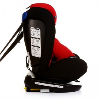 Baby Plus Orbitfix V2 Isofix 360 Derece Dönen 0-36 kg Yatabilen Yükseklik Ayarlı Sürüş Yönü Oto Koltuğu Kırmızı