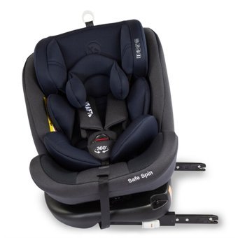 Kraft Safe Spin Isofix 360 Derece Dönen Yatabilen Yükseklik Ayarlı Sürüş Yönü Oto Koltuğu Lacivert