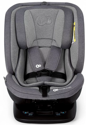 Kinderkraft Xpedition Isofix 360 Derece Dönen Yatabilen Yükseklik Ayarlı Sürüş Yönü Oto Koltuğu Gri