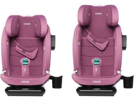 Casual Classfix Plus Emniyet Kemeri-Isofix 15-36 kg Yatabilen Yükseklik Ayarlı Sürüş Yönü Oto Koltuğu Pembe