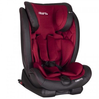 Kraft Cube Fix Emniyet Kemeri-Isofix Sürüş Yönü Oto Koltuğu Bordo