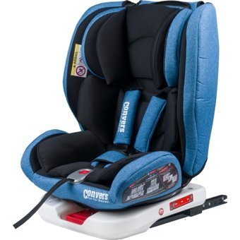Convers Twist Air Isofix 360 Derece Dönen Yatabilen Yükseklik Ayarlı Sürüş Yönü Oto Koltuğu Mavi