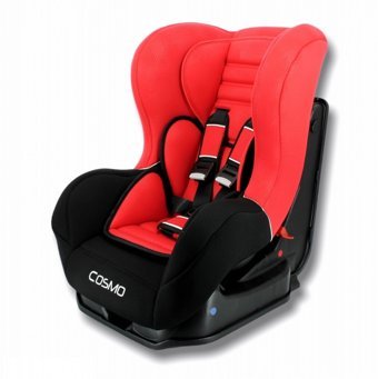 Comfymax Ultra Lux Emniyet Kemeri Yatabilen Yükseklik Ayarlı Sürüş Yönü Oto Koltuğu Kırmızı