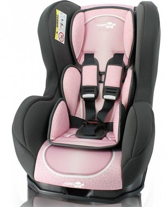 Comfymax Lux Skyline Emniyet Kemeri 0-25 kg Yatabilen Yükseklik Ayarlı Çift Yönlü Oto Koltuğu Pembe