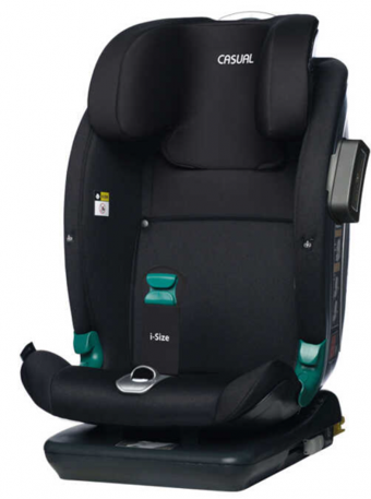 Casual İdealfix Isofix-V-Top Tether 15-36 kg Yatabilen Yükseklik Ayarlı Sürüş Yönü Oto Koltuğu Siyah
