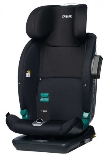 Casual İdealfix Isofix-V-Top Tether 15-36 kg Yatabilen Yükseklik Ayarlı Sürüş Yönü Oto Koltuğu Siyah