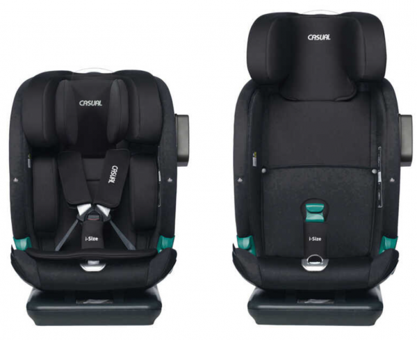 Casual İdealfix Isofix-V-Top Tether 15-36 kg Yatabilen Yükseklik Ayarlı Sürüş Yönü Oto Koltuğu Siyah