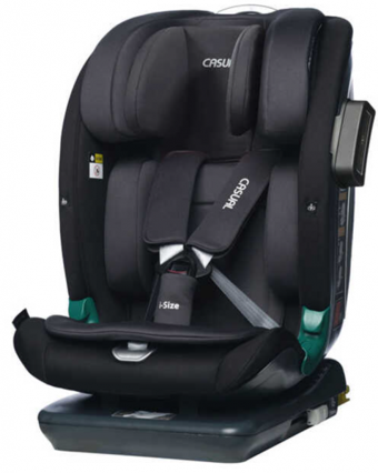 Casual İdealfix Isofix-V-Top Tether 15-36 kg Yatabilen Yükseklik Ayarlı Sürüş Yönü Oto Koltuğu Siyah