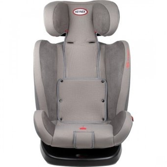 Heyner Kids Infiny Twist Emniyet Kemeri-Isofix 360 Derece Dönen 0-25 kg Yatabilen Yükseklik Ayarlı Çift Yönlü Oto Koltuğu Gri
