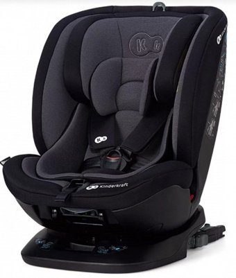 Kinderkraft Xpedition Isofix 360 Derece Dönen Yatabilen Yükseklik Ayarlı Sürüş Yönü Oto Koltuğu Siyah