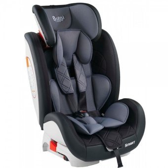 BabyHope Smart BH-5270 Isofix 9-36 kg Yatabilen Yükseklik Ayarlı Sürüş Yönü Oto Koltuğu Gri