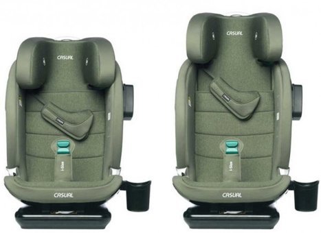 Casual Classfix Plus Emniyet Kemeri-Isofix 15-36 kg Yatabilen Yükseklik Ayarlı Sürüş Yönü Oto Koltuğu Yeşil