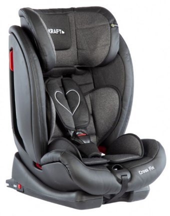 Kraft Cross Fix Emniyet Kemeri-Isofix Sürüş Yönü Oto Koltuğu Siyah