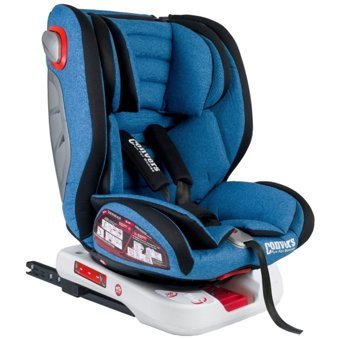 Convers Airmax Emniyet Kemeri-Isofix 360 Derece Dönen Yatabilen Yükseklik Ayarlı Sürüş Yönü Oto Koltuğu Mavi