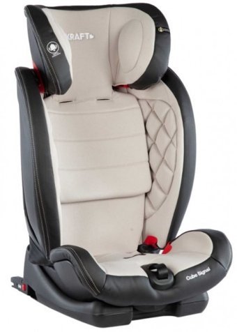 Kraft Cube Signal Emniyet Kemeri-Isofix Sürüş Yönü Oto Koltuğu Bej