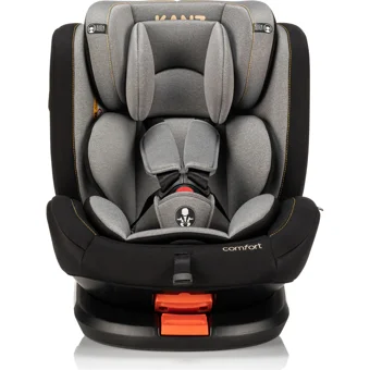 Kanz Comfort Isofix 360 Derece Dönen Yatabilen Yükseklik Ayarlı Sürüş Yönü Oto Koltuğu Kırmızı