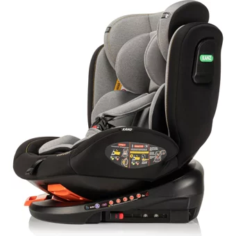 Kanz Comfort Isofix 360 Derece Dönen Yatabilen Yükseklik Ayarlı Sürüş Yönü Oto Koltuğu Kırmızı