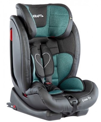 Kraft Cross Fix Emniyet Kemeri-Isofix Sürüş Yönü Oto Koltuğu Yeşil