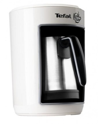 Tefal Köpüklüm Pro Çelik Tek Hazneli Otomatik 4 Fincan Akıllı Beyaz Türk Kahvesi Makinesi