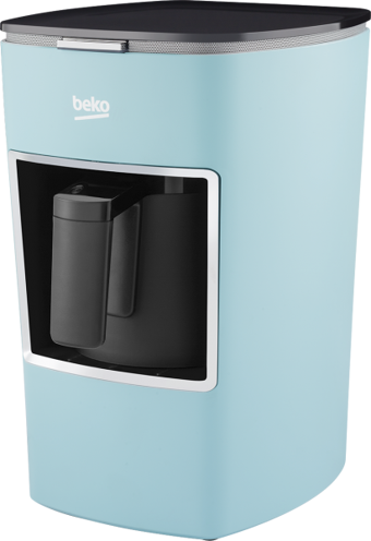 Beko Mini Keyf BKK 2300 Tek Hazneli Otomatik 1100 ml Su Hazneli 670 W Mavi Türk Kahvesi Makinesi