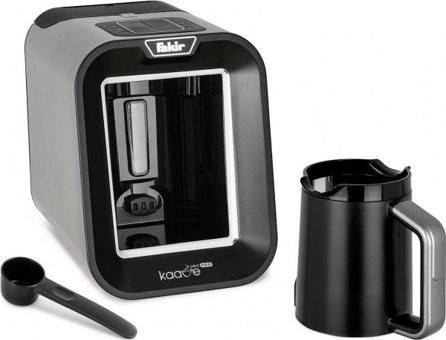 Fakir Kaave Uno Pro Tek Hazneli 1000 ml Su Hazneli 4 Fincan 735 W Gri Türk Kahvesi Makinesi