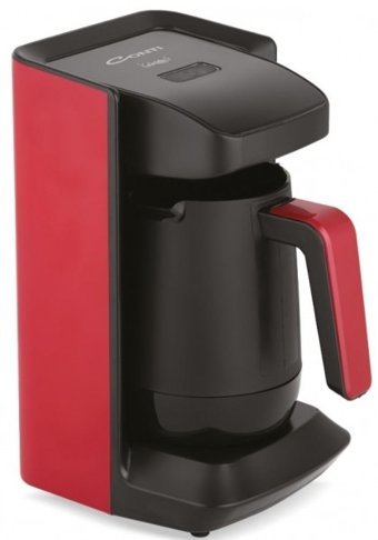 Conti CKM-100 Kahveci Tek Hazneli 300 ml Su Hazneli 4 Fincan 500 W Kırmızı Türk Kahvesi Makinesi
