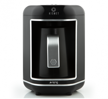 King Kısmet K 605 Tek Hazneli Otomatik 400 ml Su Hazneli 4 Fincan 550 W Gümüş Türk Kahvesi Makinesi