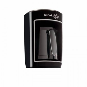 Tefal Köpüklüm Tek Hazneli Otomatik 280 ml Su Hazneli 4 Fincan Akıllı 735 W Siyah Türk Kahvesi Makinesi