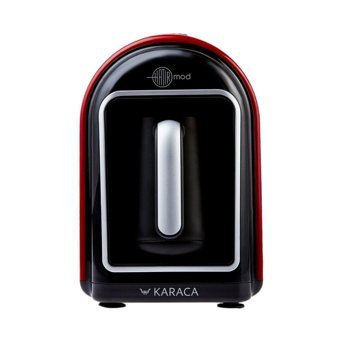 Karaca Hatır Mod Tek Hazneli Otomatik 300 ml Su Hazneli 5 Fincan Közde Kahve Tadında Sütlü Kahve Yapan Akıllı 535 W Kırmızı Türk Kahvesi Makinesi