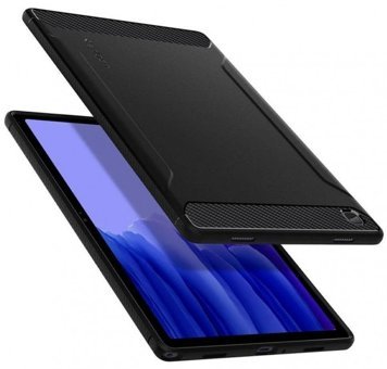 Spigen Galaxy Tab A7 10.3 inç Termoplastik Poliüretan Siyah Tutmalı Tablet Kılıfı