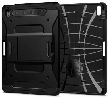 Spigen iPad Air 10.9 inç Termoplastik Poliüretan Siyah Standlı Tablet Kılıfı